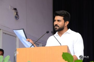 Ram Charan Celebrates Independence Day In Chirec School